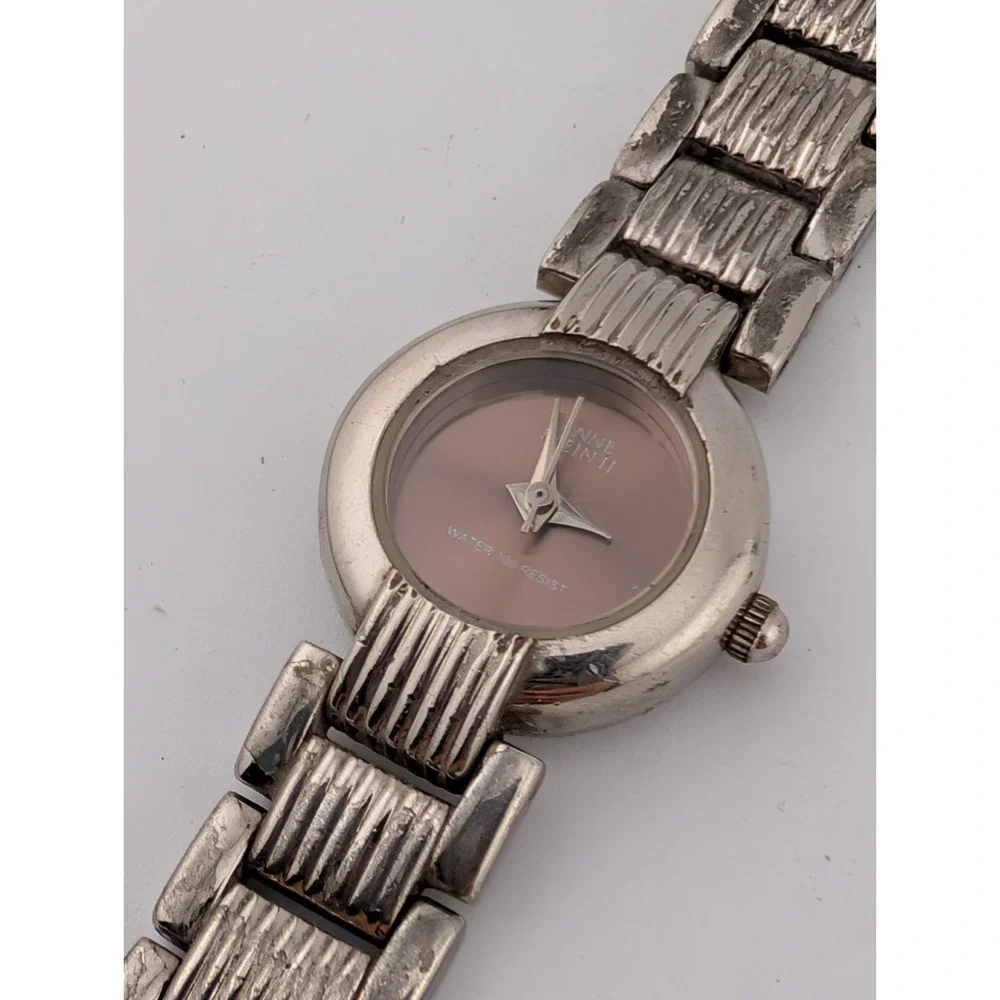 Anne Klein II Watch 20mm Silver‎ Case 6.75